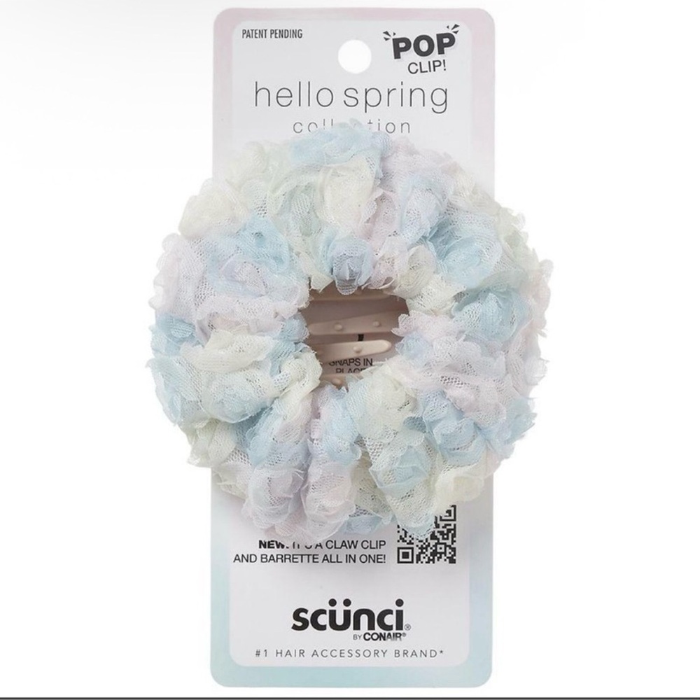 Conair NWT Pop Clip - Pastel Floral